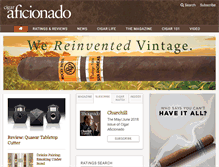 Tablet Screenshot of cigaraficionado.com