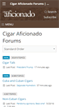 Mobile Screenshot of forums.cigaraficionado.com